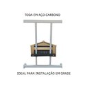 Ver imagem 4 de Caixa de Correio Cartas para Grade Detrás Ouro 15x23x11cm