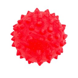Brinquedo Cachorro Bolinha Maciça E Cravo 60mm: Vermelho - 2