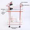 Carrinho Adega Estilo Industrial Gourmet Barzinho de Bebidas Rose Gold - 5