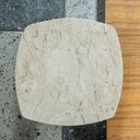 Ver imagem 3 de Mesa de Apoio Safira Baixa Tampo Marmore Travertino com Base Aco Champagne 55 - 72665