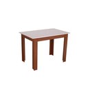 Ver imagem 1 de Mesa Retangular Pérola 108 Cm Mdf