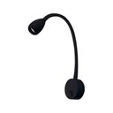 Ver imagem 1 de Arandela de Parede Led Bett Articulado 3000k 3w Bivolt 33cm Policarbonato Preto - Nordecor 2053