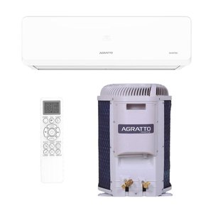 Ar-condicionado Split 12000 Btus Agratto Fit Top On/off Hi-wall Só Frio Facst12f-02 220v