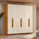 Ver imagem 1 de Guarda Roupa 6 Portas 230cm Veronese 164 Espazzo Madetec