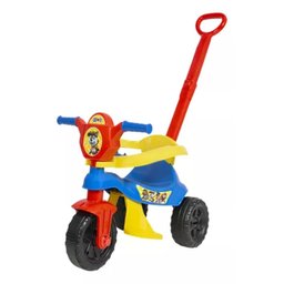 Carrinho de Passeio com Pedal Infantil Kemotoca Baby Dog Azul - 1