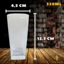 Ver imagem 4 de Kit 6 Copos de Vidro Gourmet 320ml Elegância e Praticidade na Mesa