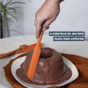 Ver imagem 3 de ESPÁTULA DE CONFEITEIRO DE SILICONE DUPLO PEQUENA - OIKOS