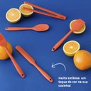 Ver imagem 4 de ESPÁTULA DE CONFEITEIRO DE SILICONE DUPLO PEQUENA - OIKOS