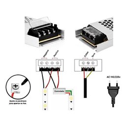 Fonte 30a Colmeia Slim 12v 360w Fita Led - 4
