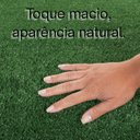 Ver mais imagens de Tapete Decorativo de Grama Sintética - 200x200cm, 11mm
