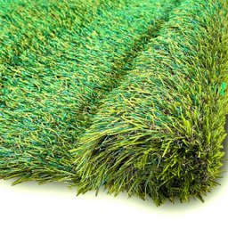 Grama Sintética Noronha Paisagista Premium - 30mm de Altura (1m²) Padrão Europeu - 2m de Largura - 10