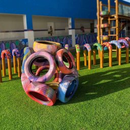 Grama Sintética Noronha Paisagista Premium - 30mm de Altura (1m²) Padrão Europeu - 2m de Largura - 16