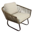 Ver imagem 1 de Poltrona Milão em Alumínio e Corda Sintetica Jardim Trama Original