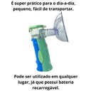 Ver imagem 2 de Inalador Nebulizador Portatil MESH Colors BABY Recarregavel Medicate Verde