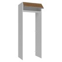 Ver imagem 7 de Porta-geladeira 83 Cm 1 Porta Basculante Branco/rustic Glamy Madesa