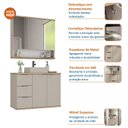 Ver imagem 7 de Conjunto de Banheiro 76cm X 136,5cm Aqua