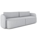 Ver imagem 1 de Sofá 3 Lugares Sala Living Orgânico 240cm Oregon K01 Veludo Cinza - Lyam Decor