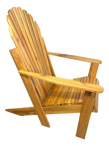 Cadeira Pavao Adirondack Eucalipto com Stain e Verniz - Stain Incolor - Natural - 4