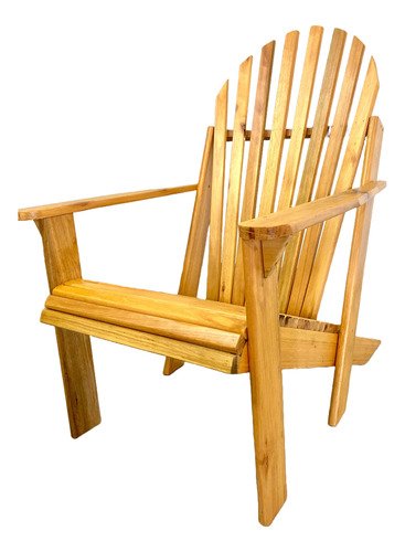 Cadeira Pavao Adirondack Eucalipto com Stain e Verniz - Stain Incolor - Natural - 5