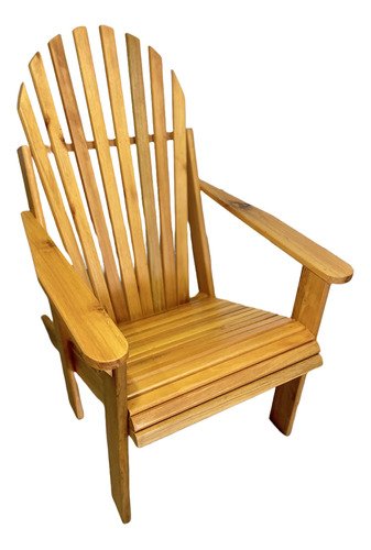 Cadeira Pavao Adirondack Eucalipto com Stain e Verniz - Stain Incolor - Natural