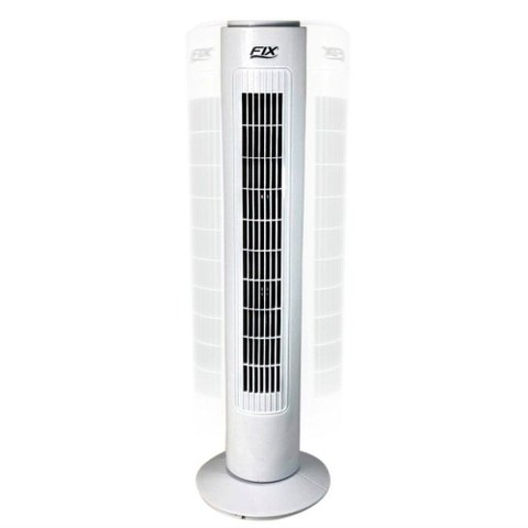 Ventilador de Coluna Circulador de Ar Branco Potente Fix - 110V