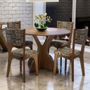 Ver imagem 2 de Mesa de Jantar Redonda 5 Lugares Tm11 Dalla Costa