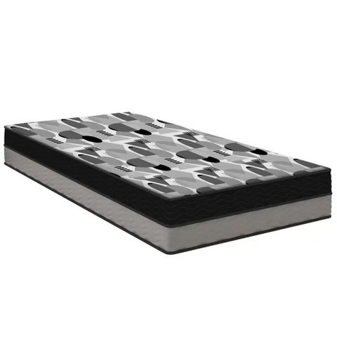 Colchão Solteiro Ortobom Iso Dupla-Face 88X188X20 Interior Eps Espumas D28 E D33 Pró Aditivadas De Alta Perf