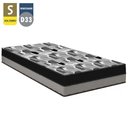 Ver imagem 2 de Colchão Solteiro Ortobom Iso Dupla-Face 88X188X20 Interior Eps Espumas D28 E D33 Pró Aditivadas De Alta Perf