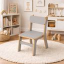 Ver imagem 1 de Cadeira Infantil Mdf para Quarto e Brinquedoteca:cinza