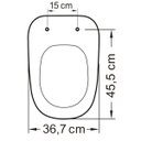 Ver imagem 4 de Assento em Resina Termofixa para Louça Monte Carlo Soft Close Tupan