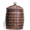 Cesto Redondo Grande De Roupa Junco Sintético Argila - 1