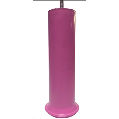 Kit 6 Pés para Cama Box na Cor Rosa 18cm de Altura Elevando a Altura da Sua Cama