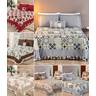 Cobre leito cama queen micropercal kit completo 250cm x 250cm almofada e refis - 2