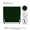 Ver imagem 4 de Cabeceira Cama Box Casal Queen Size Mel 160cm com Frame Veludo Verde - Desk Design
