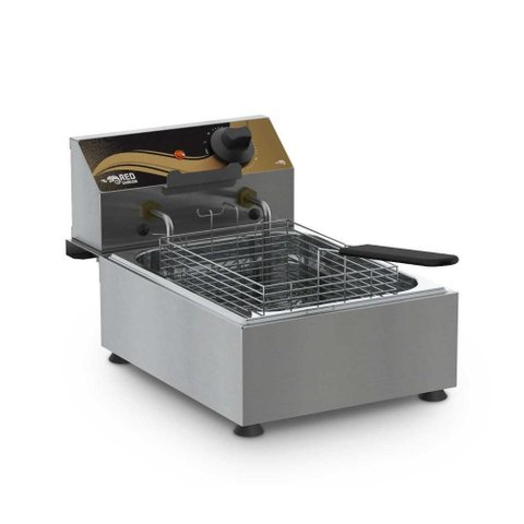 Fritador Elétrico de Mesa 3 Litros c/ 1 Cesto FSMB10 220V - Red Chameleon