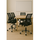 Ver imagem 7 de Cadeira Escritório Secretária Modelo Ascend Base Cromada com Rodinha e Regulagem de Altura