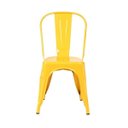 Ver imagem 2 de Cadeira em Aço com Encosto Tolix Espresso Móveis Amarelo/Variações de Cores