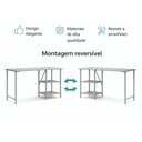 Ver imagem 5 de Kit Mesa Star 110 + Estante 3 Prateleiras