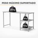 Ver imagem 6 de Kit Mesa Star 110 + Estante 3 Prateleiras