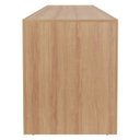 Ver imagem 5 de Escrivaninha Mesa Escritorio 180 Cm Me4185 Amendoa Tecno Mobili