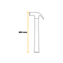 Ver imagem 4 de Martelo Ferradura de C25mm 200g Profissional