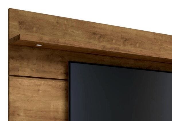 Rack com Painel Arizona 220cm 1 Porta Canela - Móveisaqui - 6