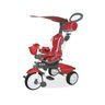 Triciclo Infantil com Empurrador Assento Estofado Comfort Top Vermelho Xalingo Brinquedos - 1