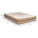 Ver imagem 2 de Colchão Queen Size Molas Ensacadas Espuma D33 Suporte Firme 120kg Preto Alto 28cm Certificado Inmetr