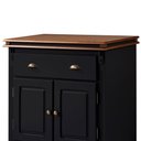 Ver imagem 2 de Balcão Buffet 2 Portas 1 Gavetas Manchester 2000 Linz Móveis - Preto/imbuia