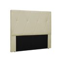 Ver imagem 1 de Cabeceira Aquilla para Cama Box Casal 140 Cm Corino Bege - D’Rossi