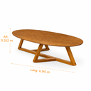 Ver imagem 3 de Mesa de Centro Classic Natural Moderno Decorativa Design Moderno:nature