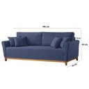 Ver imagem 2 de Sofá Fixo Brasil 160 Cm com Braço 10 Cm Meu Sofá Online