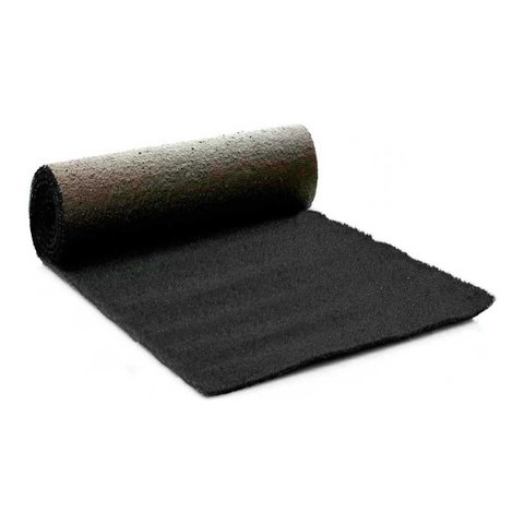Grama Sintética Softgrass 12mm Colors Preta (2x0,50) 1m²