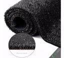 Ver imagem 2 de Grama Sintética Softgrass 12mm Colors Preta (2x0,50) 1m²